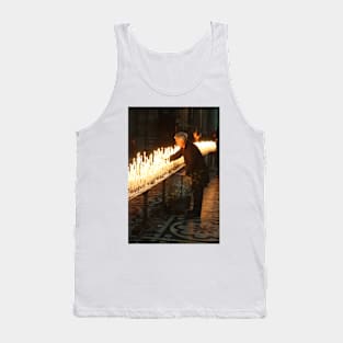 Milan. The Candles Cleaner. Duomo, Italy 2010 Tank Top